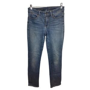 *Talbots Denim Jean Curvy Straight Leg Size 4 Mid-Rise